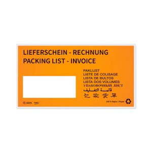 IGEPA easy Warenbegleitpapiertaschen aus Pergamin mit Aufdruck (1.000 Stück pro VPE)